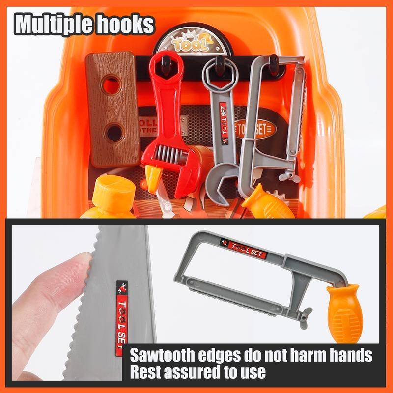 Kids 22Pcs Tool Set -Construction Toy with Toolbox &Electronic Drill, Pretend Play forToddlers Aged 3-7, Birthday Giftfor Boys and Girls 4-6 Years old Kids 22Pcs Tool Set -Construction Toy with Toolbox &Electronic Drill, Pretend Play forToddlers Aged 3-7, Birthday Giftfor Boys and Girls 4-6 Years old