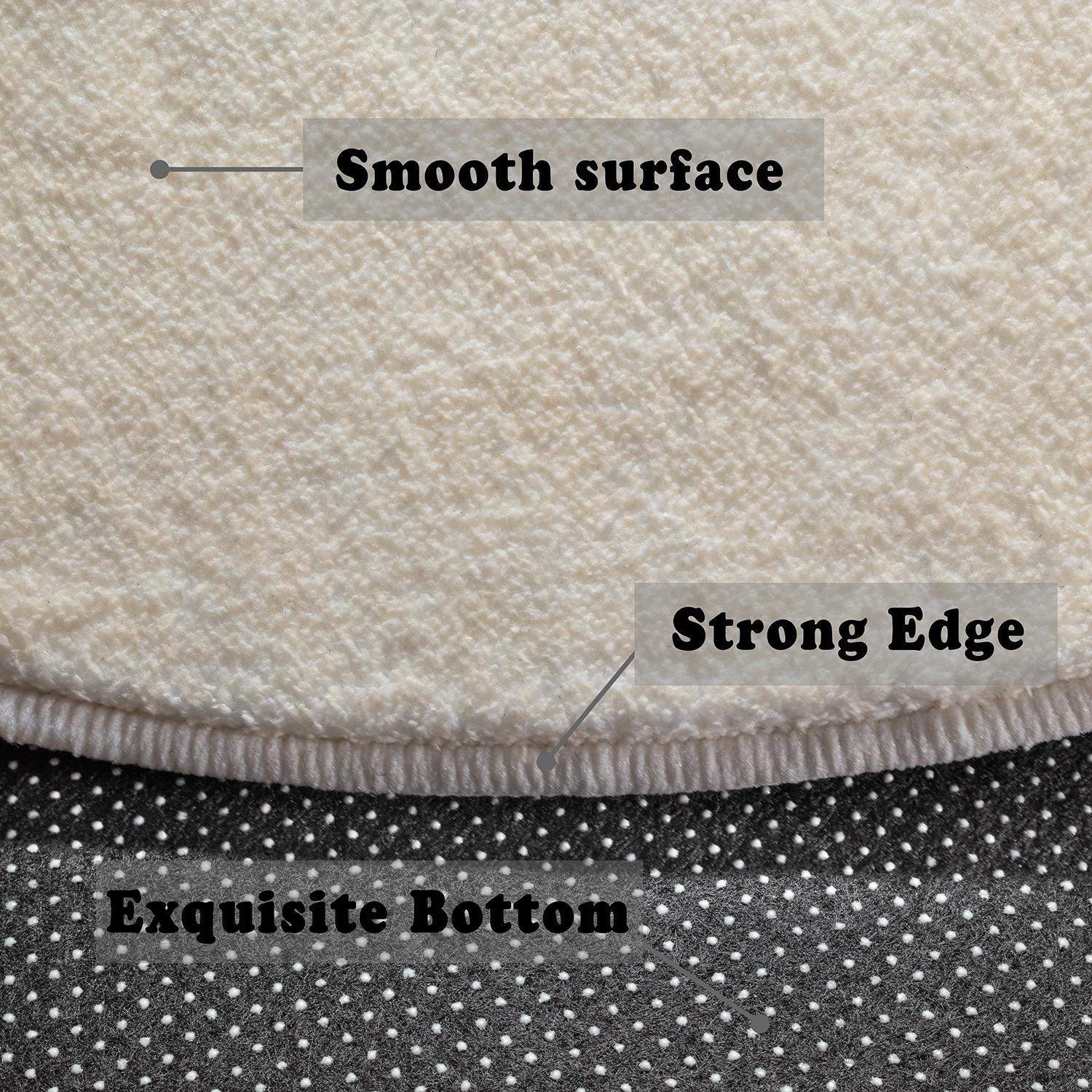 New Oriental Koi Pond Irregular Shape Carpet, Balcony Sunroom Natural Plush Mat, Lotus Leaf Water Grass Fish Pattern Home Decor Non-Slip Thick Rug, Botanical Area Rugs #TOP PICKS