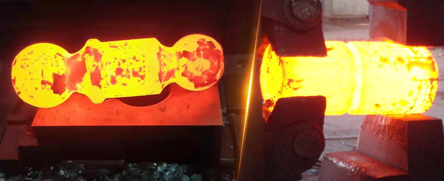 LOCAME Adjustable Trailer Hitch, Fits 2.5-Inch Receiver Only, 6-Inch Drop/Rise Aluminum Drop Hitch,18,500 LBS GTW-Tow Hitch for Heavy Duty Truck with Double Stainless Steel Locks, Black, LC0025