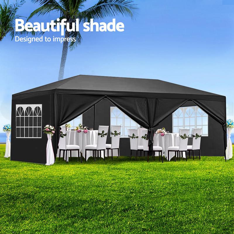 10X20/30 FT Canopy Tent, Outdoor Event Gazebo with Removable Sidewalls, Waterproof Gazebo Shelter for for Receptions, Party, Wedding, Corporate Events