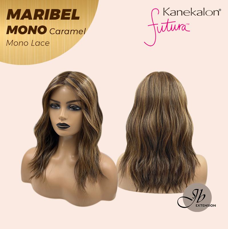 JBEXTENSION MARIBEL MONO Full Monofilament Wig 16 Inches Blonde With Dark Root Wave Mono Lace Wig With Anti-slip Silicone Strips Glueless Wig Maribel Mono【BENDY EAR TABS】