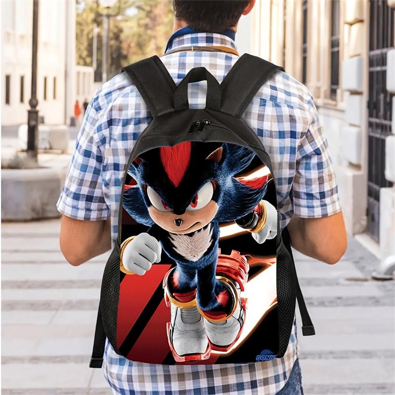 Shadow the Hedgehog 3PCS Backpack Set, Cool Sonic Character Print School Backpack with Lunch Box & Pencil Case, Lightweight Durable Daypack for Kids Teens, Ideal Gift for Sonic Fans Shadow the Hedgehog 3PCS Backpack Set, Cool Sonic Character Print School Backpack with Lunch Box & Pencil Case, Lightweight Durable Daypack for Kids Teens, Ideal Gift for Sonic Fans
