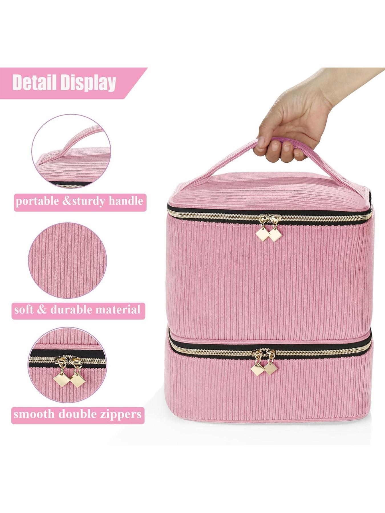 Nail Polish Organizer Case, Nail Supplies Storage Box Holds 30 Bottles Nail Polish & Nail Lamp, Travel Nail Tech Carrying Case, Nail Kit Bag For Nail Stuff & Manicure Tool, Gift for Manicurist, Girls, Makeup Storage Bag Nail Polish Organizer Case, Nail Supplies Storage Box Holds 30 Bottles Nail Polish & Nail Lamp, Travel Nail Tech Carrying Case, Nail Kit Bag For Nail Stuff & Manicure Tool, Gift for Manicurist, Girls, Makeup Storage Bag