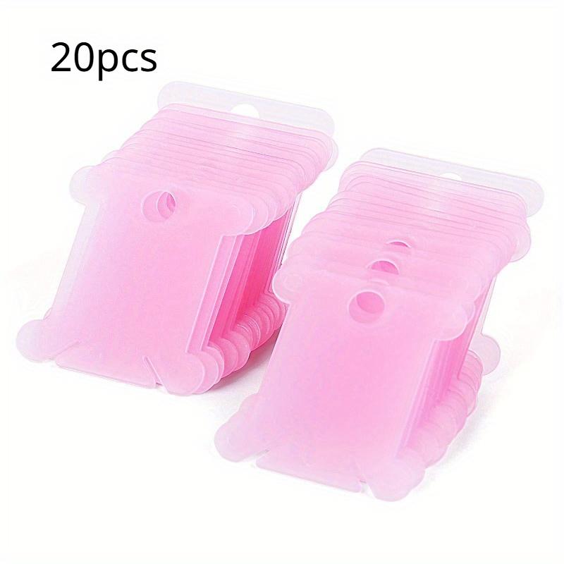 20pcs Cross  Spool, Colored Spool, Plastic Spool for Cross-stitch Sewing Storage, Sewing Supplies Crafts