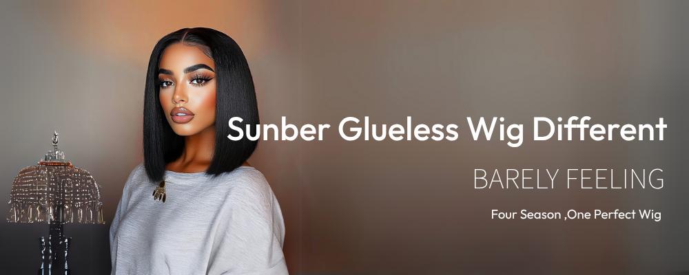 【Upgraded Drawstring】Sunber Glueless Yaki Straight Short Bob Wig Pre-Cut 7x5/13x4 Pre Everything Human Hair Wigs with Invisible Knots