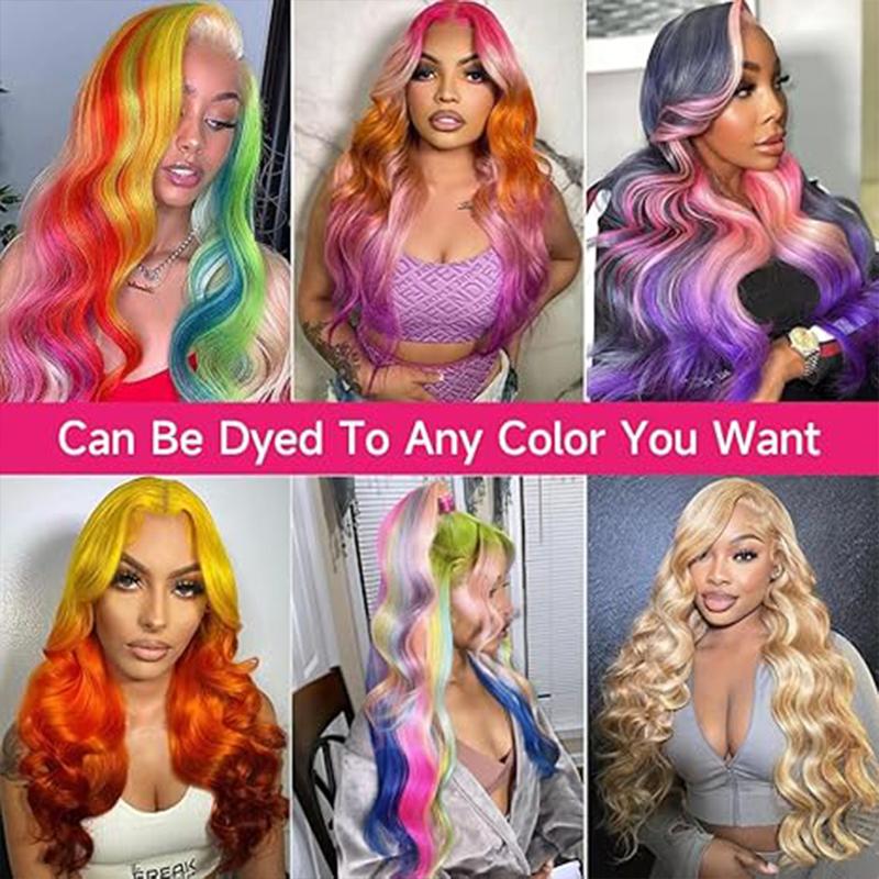 Blonde Body Wave Lace Front Wig HD Transparent Lace Human Hair Wigs 13x6 Lace Frontal Wave Wig Natural Hairline 180 Density