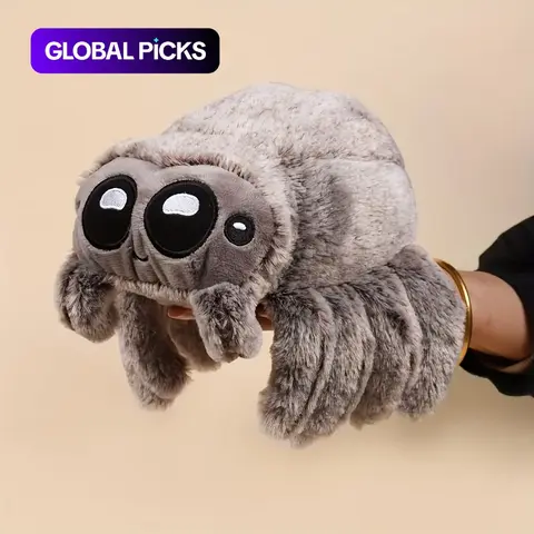 Fluffy Spider Plush Toy, Soft, Huggable Collectible, Interactive Cute Playful Design, Perfect for Halloween Parties Home Decor, Durable Polyester Fiber Material, Soft Cuddly Gift #GLOBAL PICKS