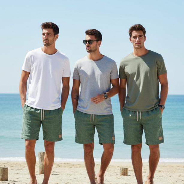 3 Pack Men's Summer Casual Shorts, Relaxed Daily Wear for Outdoor Hangouts & Casual Daily Routines, Loose Comfortable Shorts for Multiple Occasions