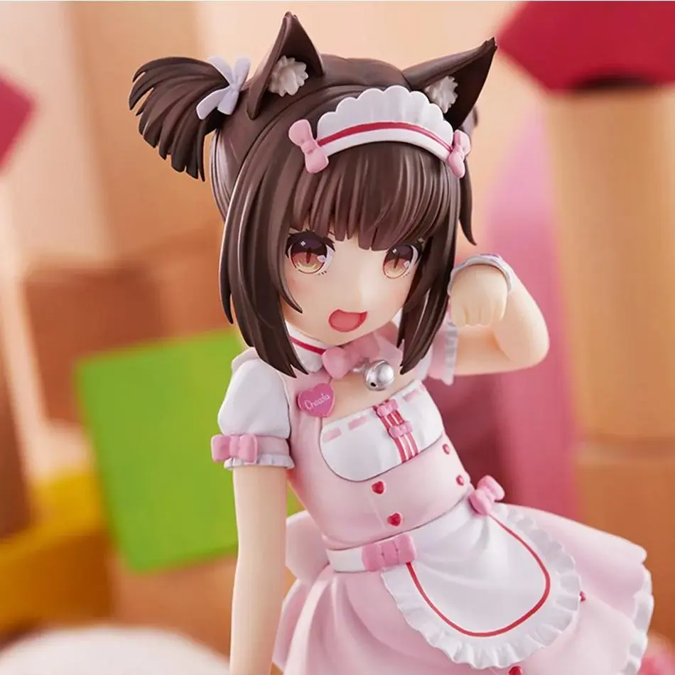 18CM Anime NEKOPARA Figure chocola And vanilla Cute Stand Animation Model Toys Gifts Collection Decoration Ornaments PVC