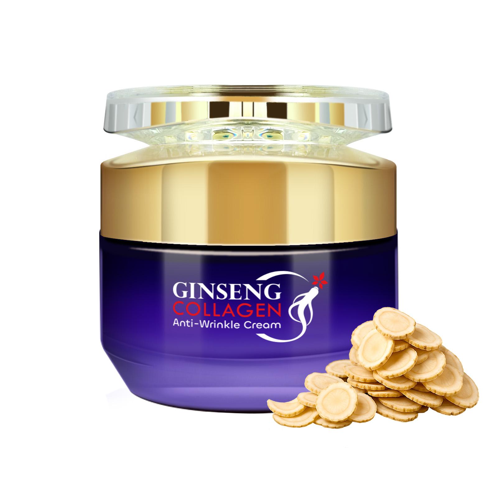 Ginseng Multi-Effect Cream, Reduces Fine Lines, Deep Repair, Rich in Ginseng Extract, Collagen, Niacinamide, 50g
