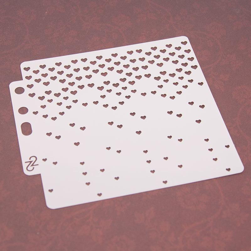 Love of All Sizes DIY Craft Layering Stencils for Wall Painting Scrapbooking Album Decorative Paper Cards Spray Painting Tools