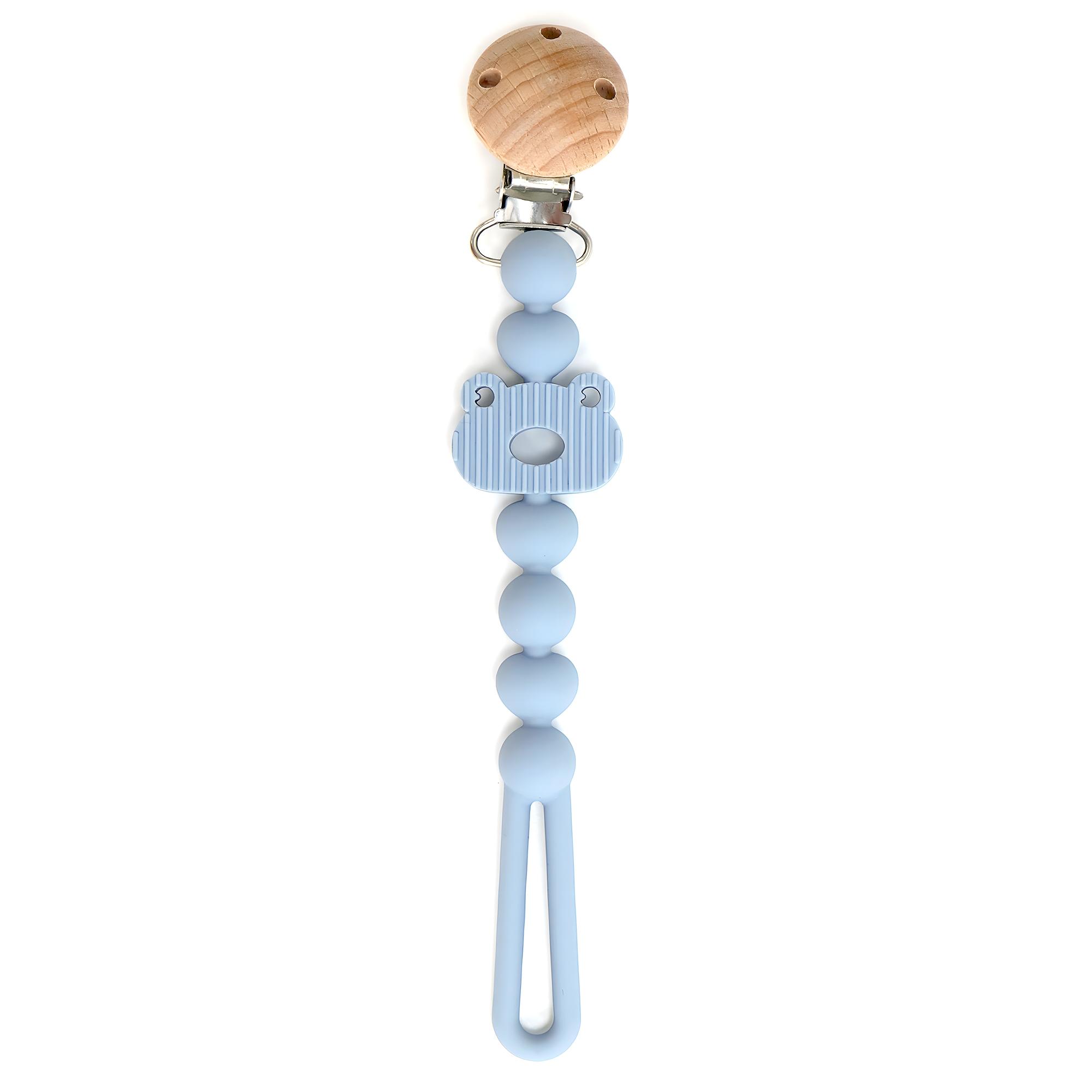 Silicone Pacifier Clip, Frog Shape Pacifier Holder, Suitable for Boys and Girls, Relieves Teething Pain, Baby Essential, Safe for Newborns