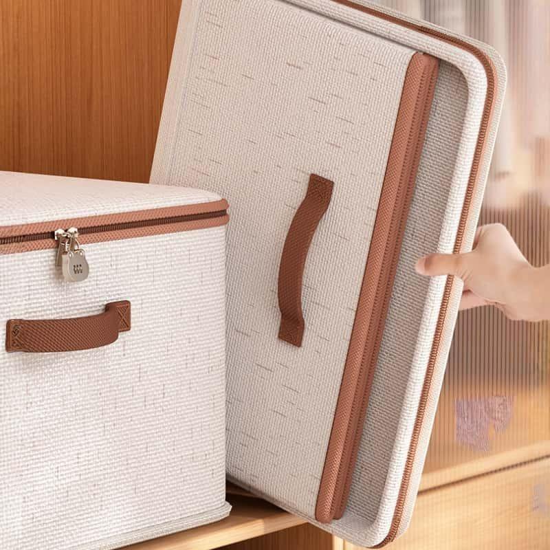 Foldable Large-Capacity Storage Box, Multi-Specification Cover, Ideal for Household, Office, Dormitory, Essential Family Organizer