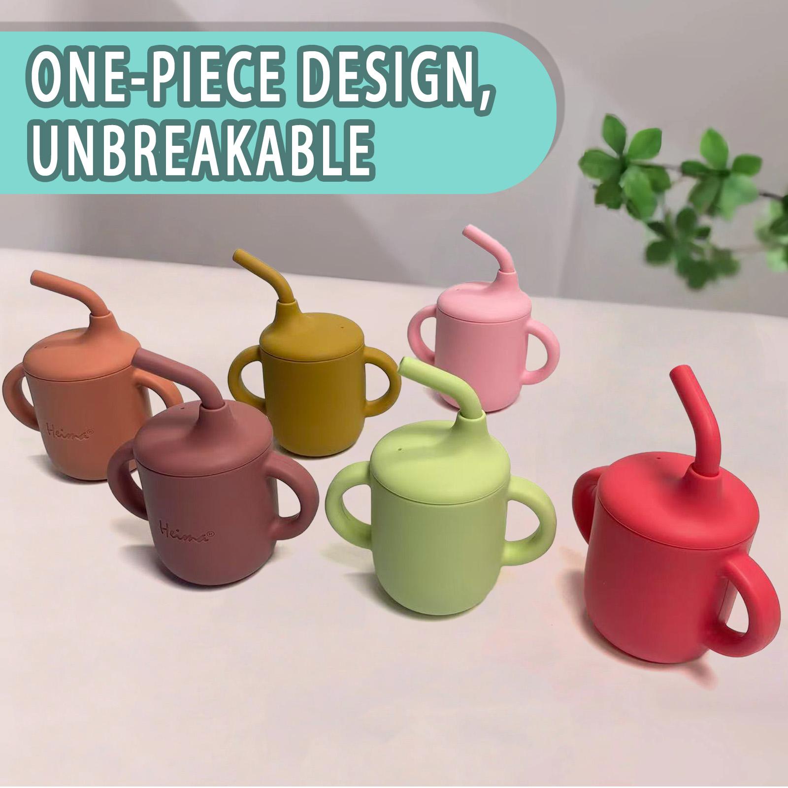 Tiny Silicone Drinking Training Cup with Soft Grip Handle Straw Spill-Proof Lid & Straw Reusable Cup for Baby & Toddler - Easy-Clean Design, Safe for Sippy Cup Transition Motor Skills Development Sippy Cup Easy Clean Baby Feeding Toddlers Drinking Tiny Silicone Drinking Training Cup with Soft Grip Handle Straw Spill-Proof Lid & Straw Reusable Cup for Baby & Toddler - Easy-Clean Design, Safe for Sippy Cup Transition Motor Skills Development Sippy Cup Easy Clean Baby Feeding Toddlers Drinking