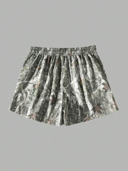 Women's Plain & Camo Print Shorts, Casual Comfy Breathable Shorts for Summer, Ladies Bottoms for Daily Wear