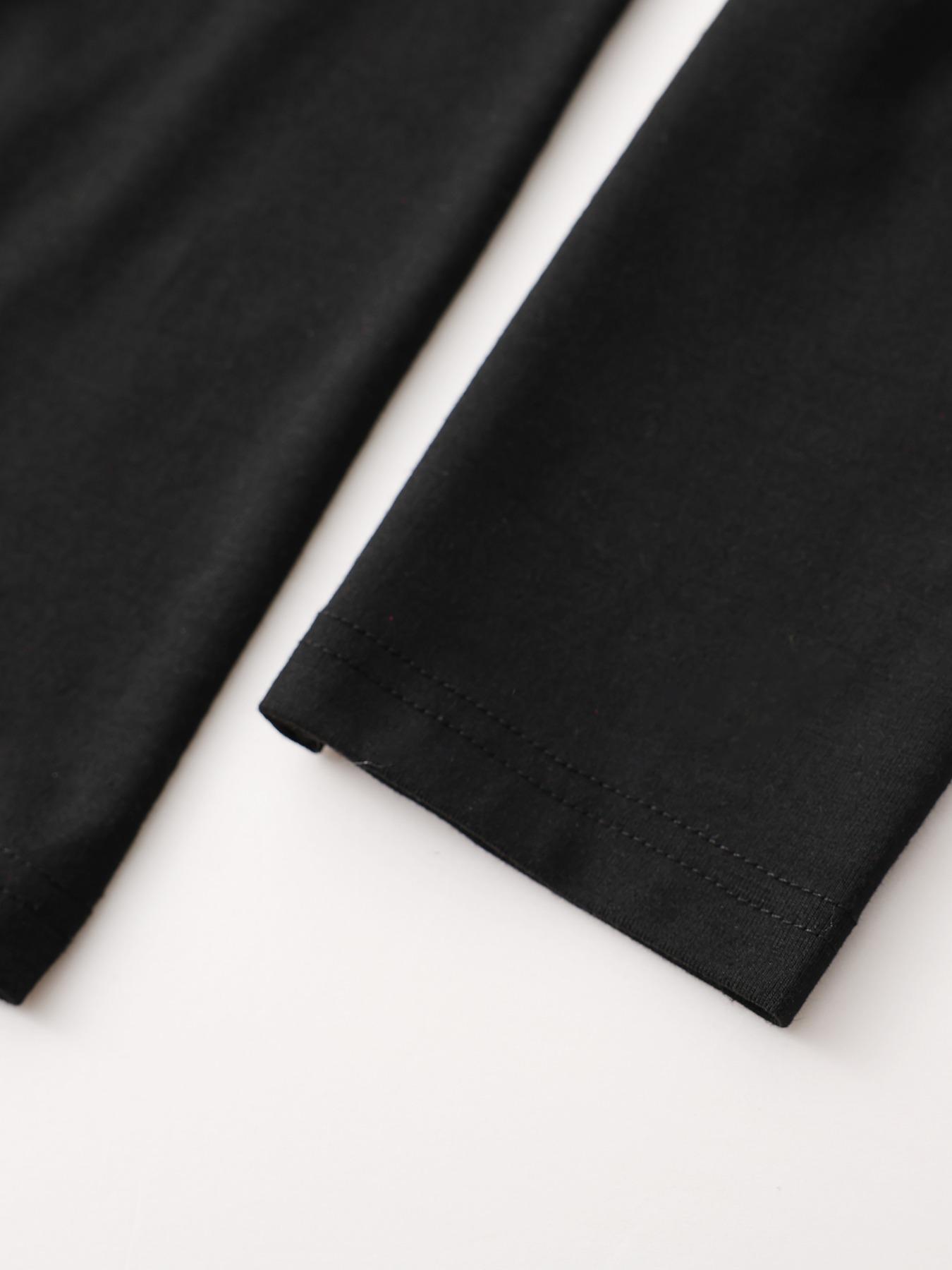 Plus Size Women's Loose-Fit Long Sleeve Cami Top, Asymmetrical Neckline, Letter Print, All Seasons, Sizes 1-8xl