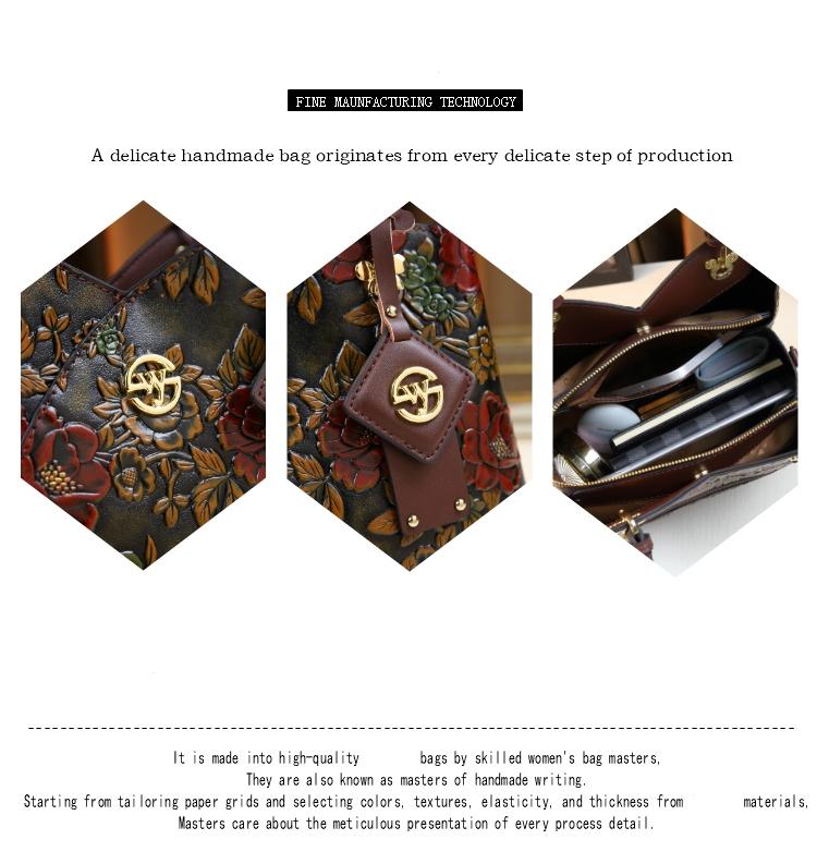 Vintage Commuter Classic Floral Design Handbag, Premium Shoulder Bag for Women, Fashion Crossbody Bag, Stylish and Durable