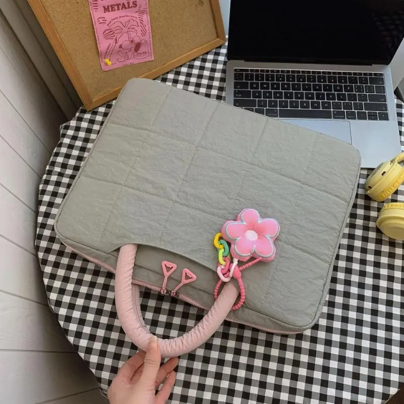 Puffy Laptop Sleeve 14/16 Inch Commuter Laptop Briefcase Notebook Sleeve Notebook Case Portable Handbag for Women