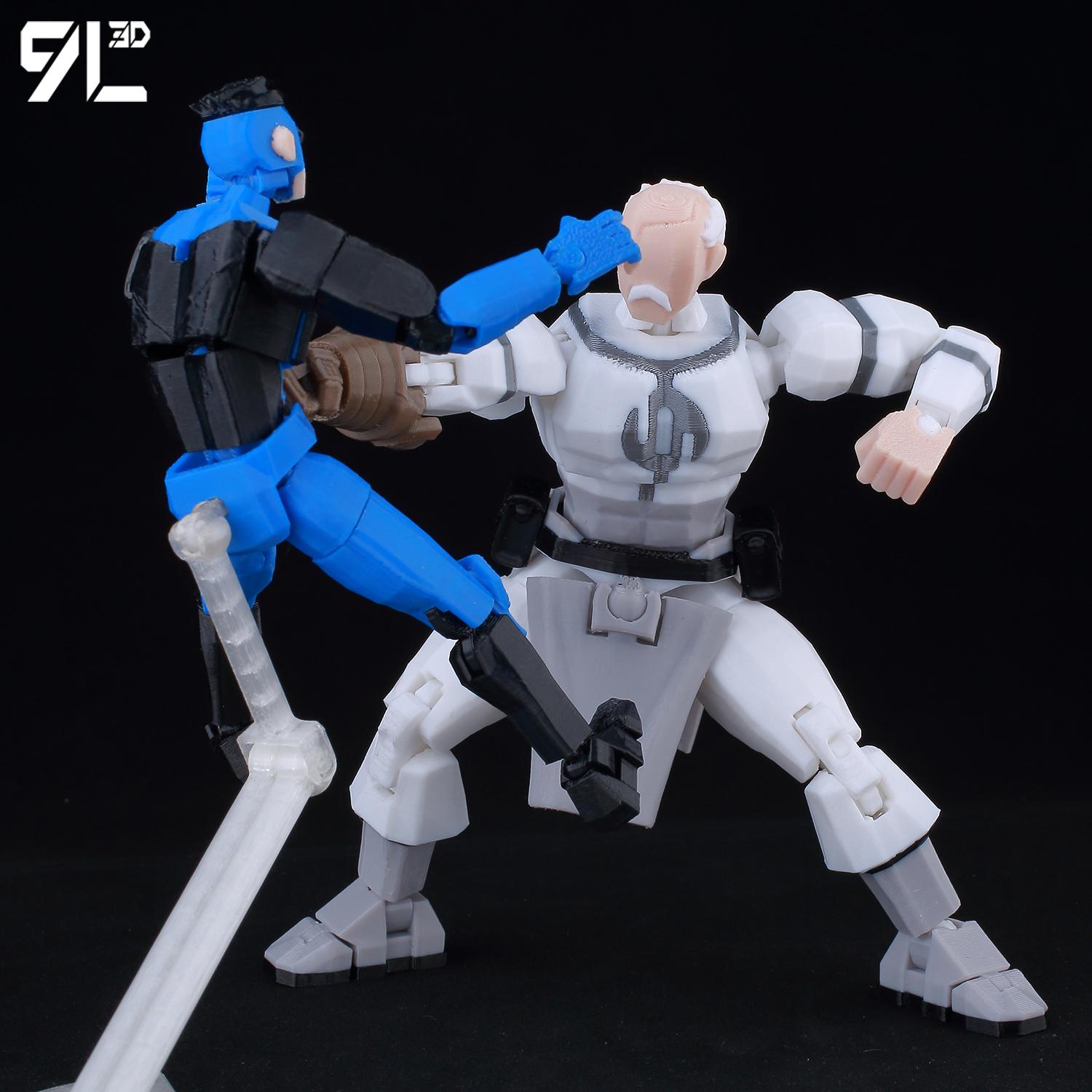 9L 3D Invincible Boy Lucky13 Dummy13 Conquer Invincible Mark Titan13 T13  Anime Action Figure Model Collectible Children's Gifts