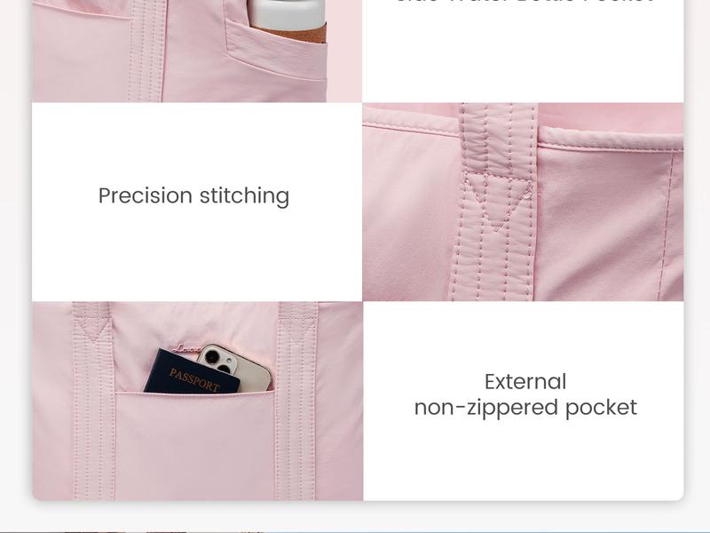 LOVEVOOK TikTokShopBacktoSchool 15.6& 17.3 Inch Laptop Tote Bag for Women, Waterproof Gym Tote Bag for Women with Yoga Mat Strap,Travel Tote Bags for Women,Suitable for Work, School, Travel, Fitness, and Daily Life