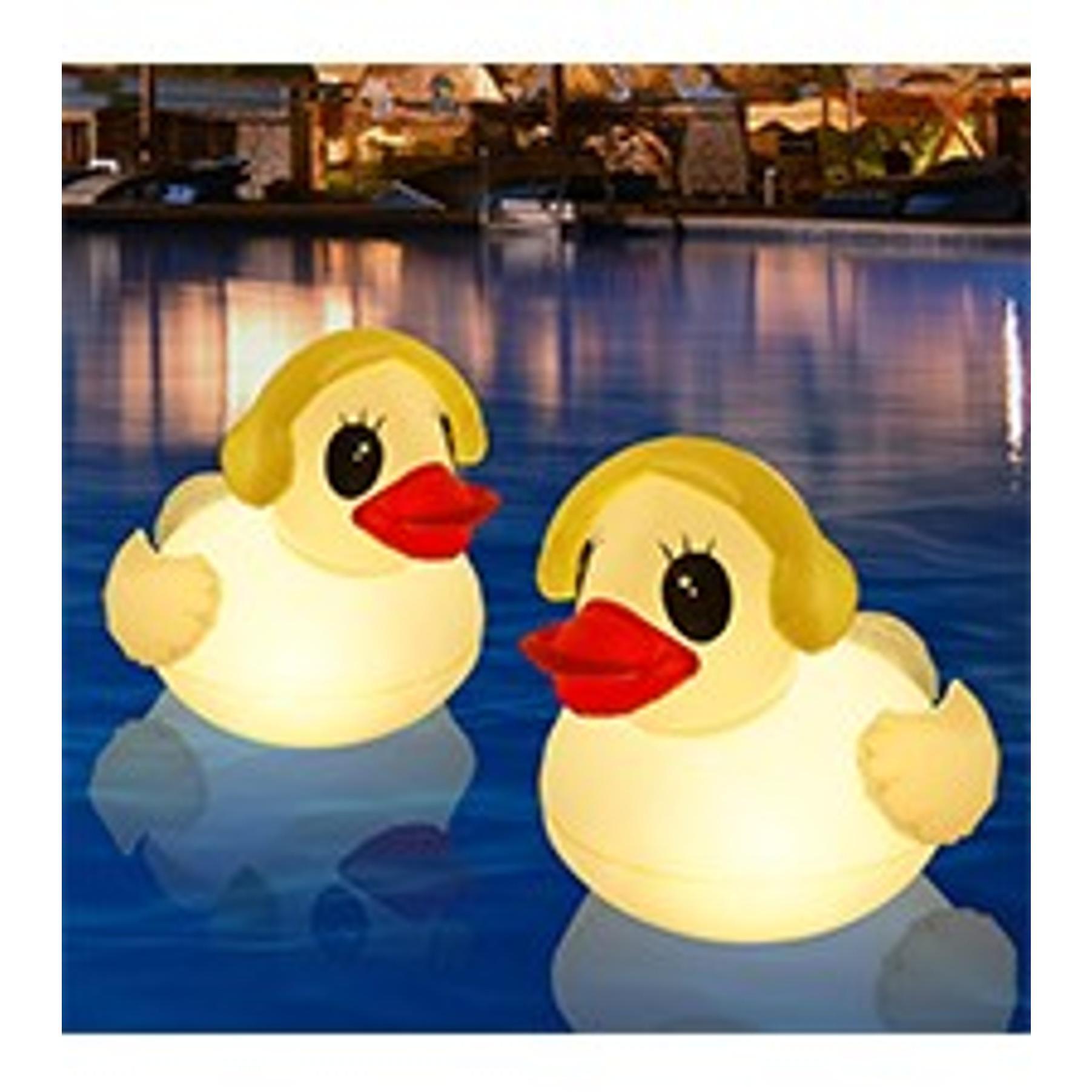 2 Pack Solar Floating Flamingo Pool Lights, Waterproof Glow in The Dark Inflatable Solar Powered Flamingo Lights for Swimming Pool Party Garden Patio Outdoor Decor