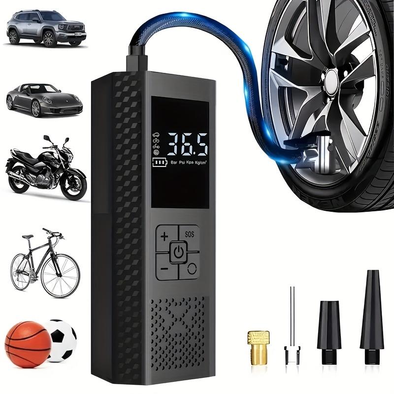 150PSI Portable Air Pump - Equipped with Digital Pressure Gauge, LED Light, USB Charging and Rechargeable Lithium Battery, Wireless Design, Suitable for Cars, Bicycles, Motorcycles, and Balls, Air Compressor, Portable Tire Inflator, Cordless Tire Inflator 150PSI Portable Air Pump - Equipped with Digital Pressure Gauge, LED Light, USB Charging and Rechargeable Lithium Battery, Wireless Design, Suitable for Cars, Bicycles, Motorcycles, and Balls, Air Compressor, Portable Tire Inflator, Cordless Tire Inflator