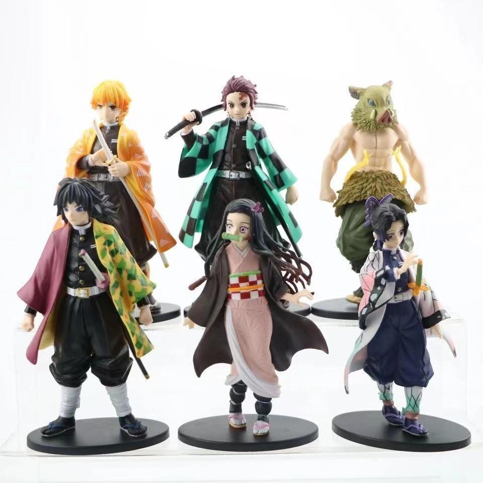 Demon Slayer Handmade Figure Collection, Includes Tanjiro Kamado & Nezuko Models, Perfect Gift for Anime Fans, Collectible Decor