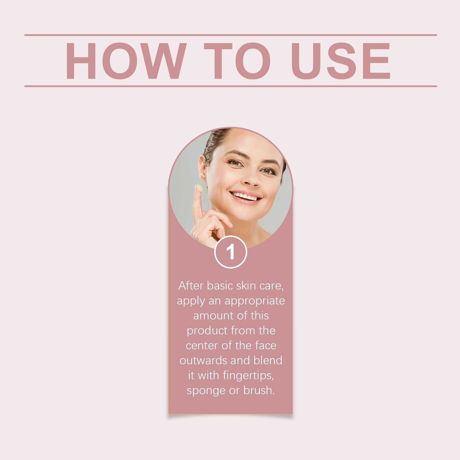 EELHOE Lightweight Long-Lasting Foundation Coverage, Non-Fading, Moisturizing & Refreshing