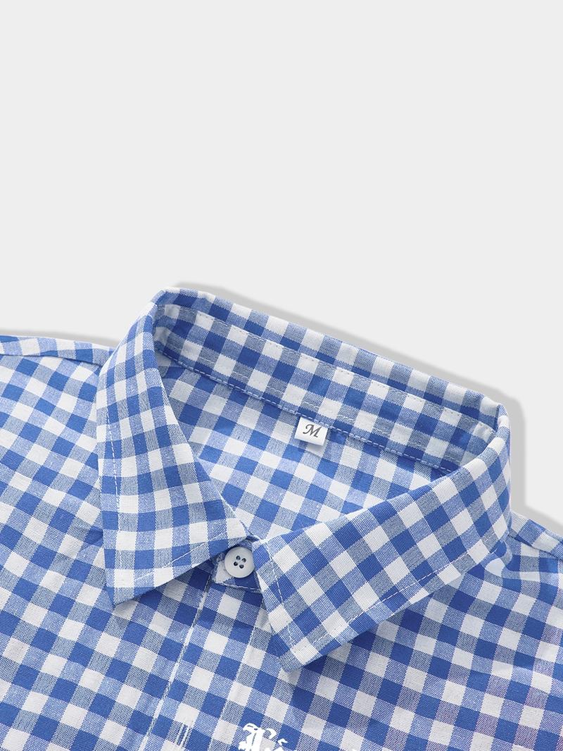 Unisex casual streetwear style "I can't Love you" red lip print plaid shirt, Y2K streetwear cropped top, suitable for streetwear, Y2K outfits, men's gifts, couple outfits, high street culture.