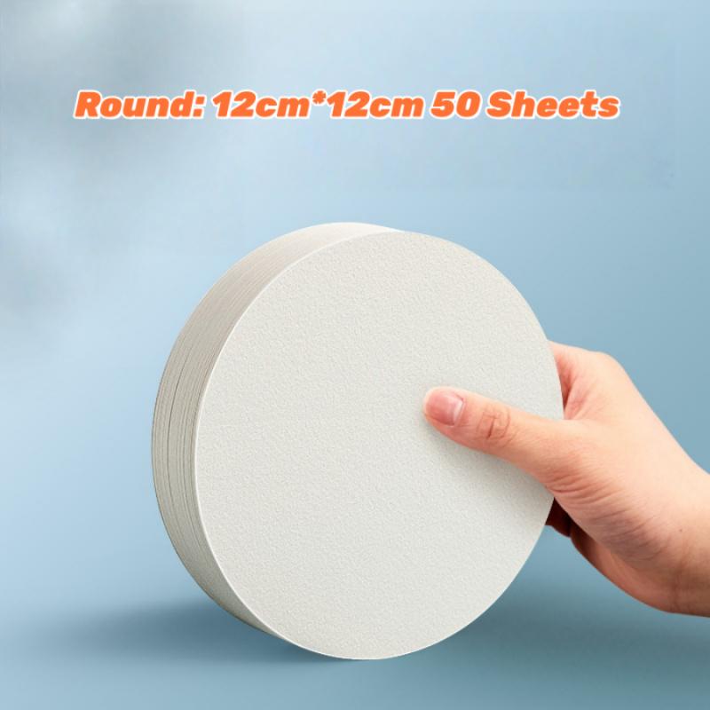 Professional Square/Round/Rectangle Watercolor Paper,300g Water Color Paper Postcard for Adults, Artists, Painting & Craft Paper, Watercolor Paper, Drawing Supplies, DIY Painting Supplies