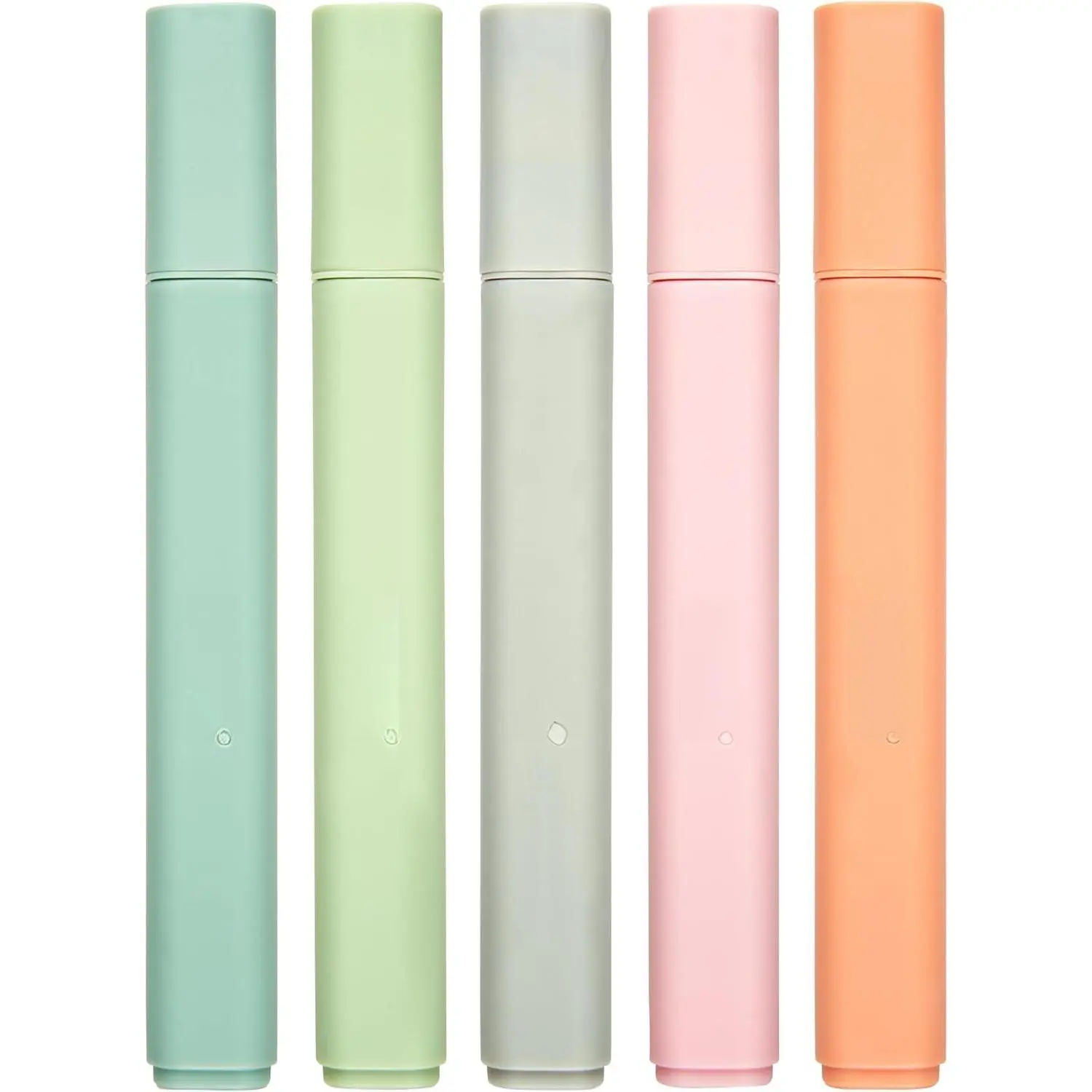 Highlighters No Bleed Through, Chisel Tip, 5 Pack | No Smear, Quick-Dry, Aesthetic Cute Pastel Colors For  & Journaling (Pastel Edition)