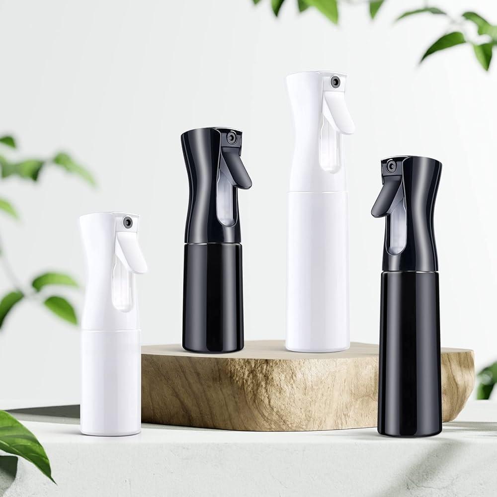 200ml/300ml empty spray bottles, refillable fine mist spray bottles, suitable for hair styling, cleaning, gardening, continuous watering, and also can be used as a sprayer.