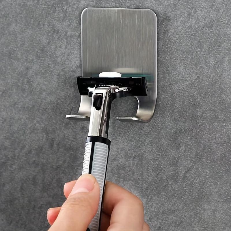 Stainless Steel Shaving Razor Holder No Drilling Multifunctional ...