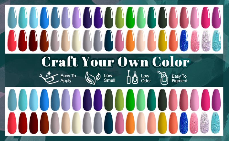 JEWHITENY Gel Nail Polish Kit, Soak off Nail Lamp Gel Polish Starter Kit with 2pcs Glossy & Matte Top Coat and 2pcs Base Coat Gifts for Women