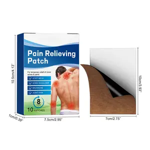 Pain Relief Patches for Back, Neck, and Shoulder, Herbal Body Care Heating Patches for Joint & Knee Soreness Relief, Fast-Acting Muscle Soreness Patches