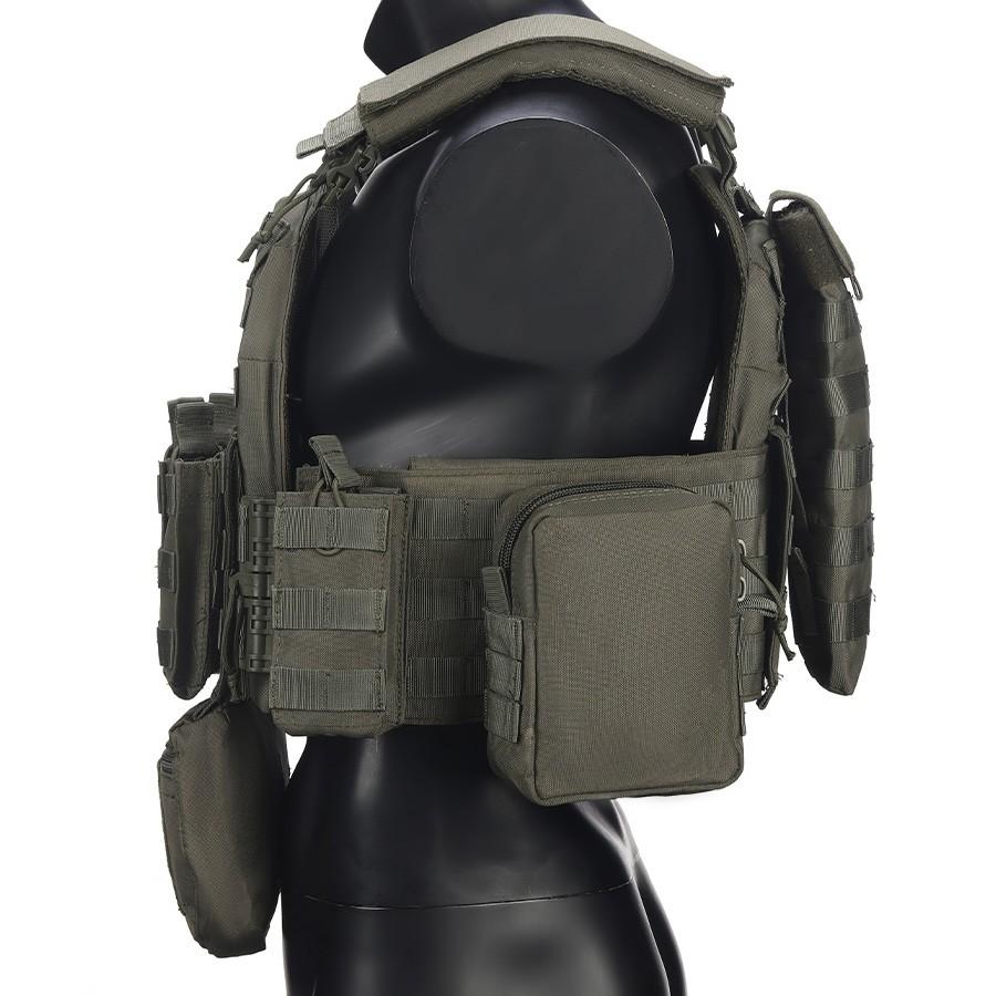 Modular Multi-Functional Tactical Lightweight Vest with Molle Expansion System, Quick Release Clips for Easy Wear, Adjustable Straps for Various Body Types