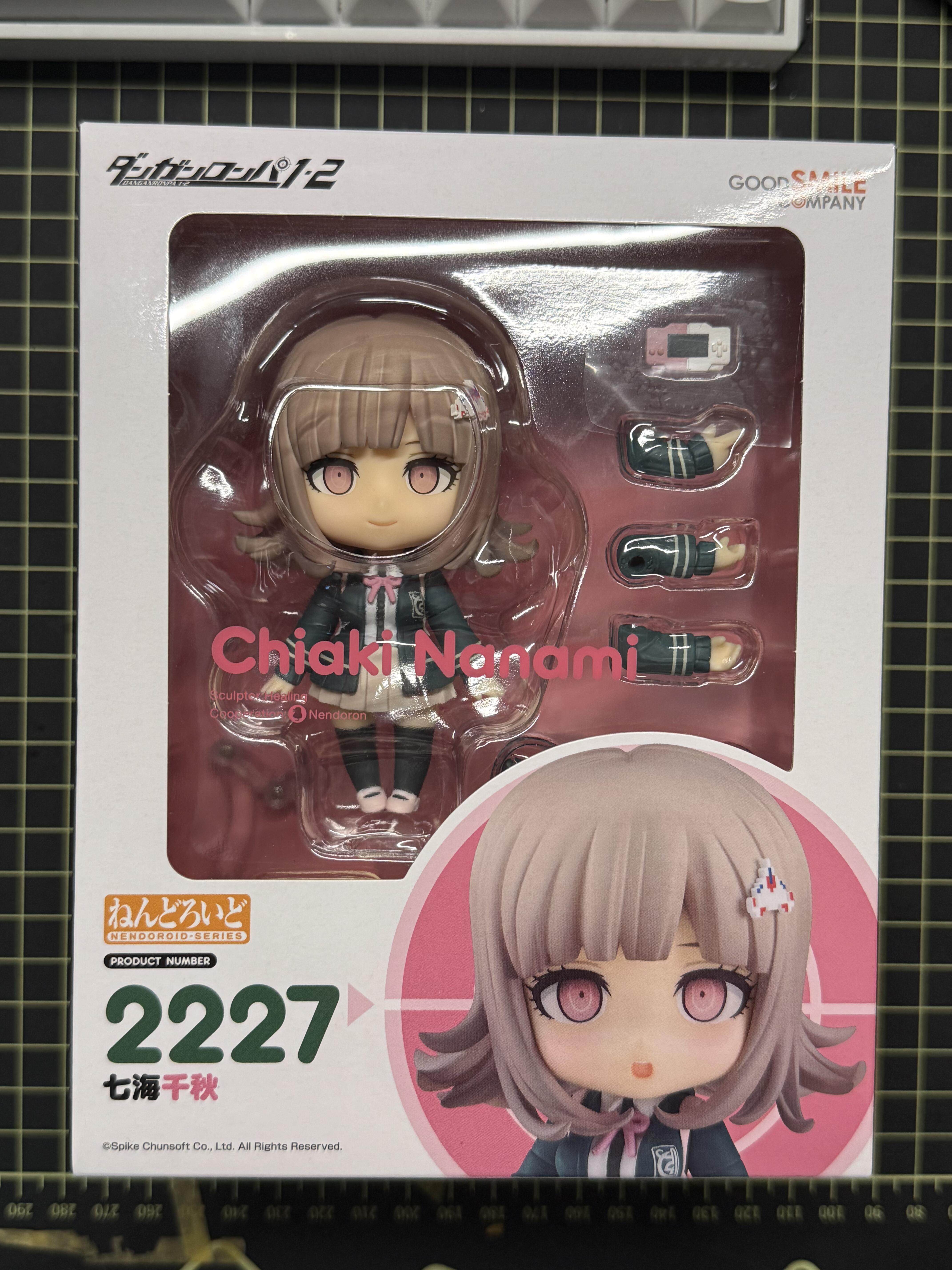 Chiaki Nanami & Nagito Komaeda Danganronpa Action Figures with Interchangeable Plastic Parts, Anime Desktop Decoration Gift for Anime Collectors
