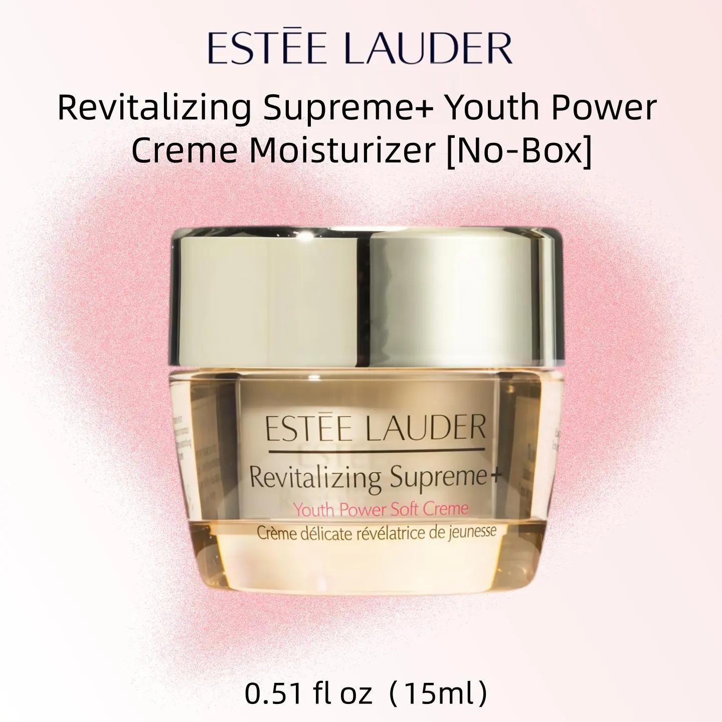 Estée Lauder Revitalizing Supreme+ Youth Power Creme Mini (0.51 fl oz/15ml) No-Box, Anti-Aging Moisturizing Face Cream Sample