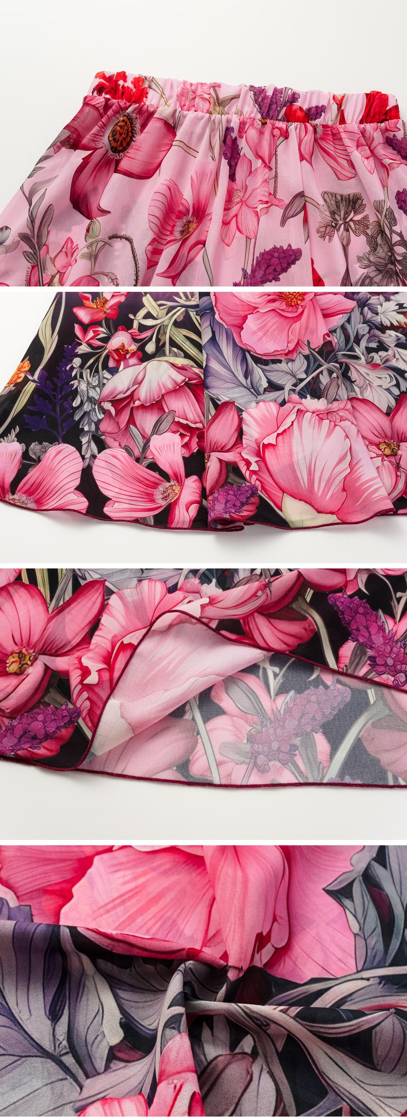 FLAXMAKER Women's Deep V Halter Backless Floral Print One-Piece Swimwear and Matching Cover Skirt Set Summer Swimdress Swimsuit & Coverup Bathing Suit Beachwear #TikTokShopBlackFriday