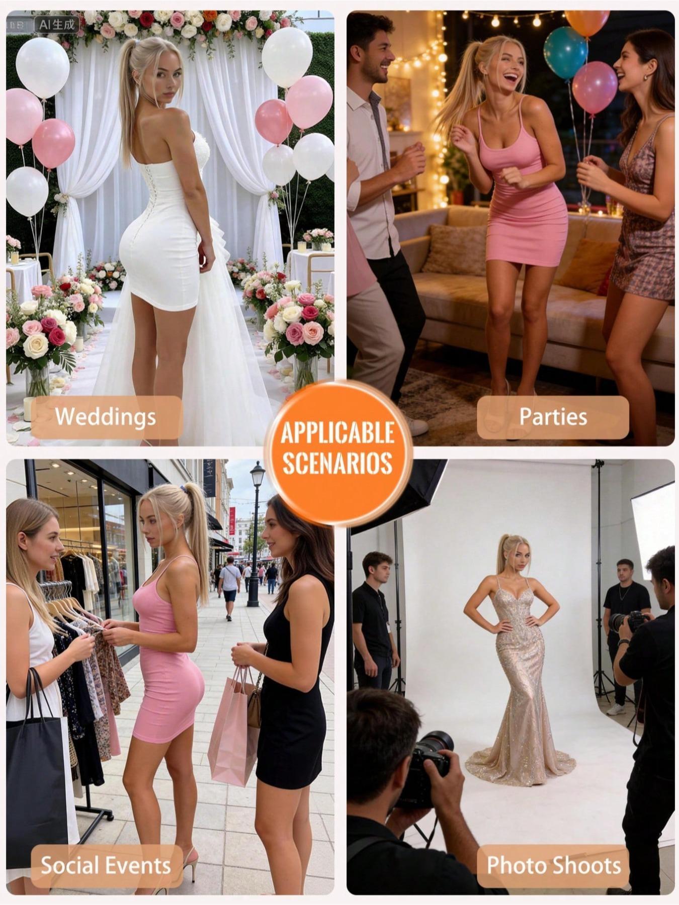 Bestselling European And American Brown Silicone Butt Lifting Open-Crotch Pants, Sexy Realistic Thickened Hips Silicone Fake Butt Shapewear For Curve Shaping