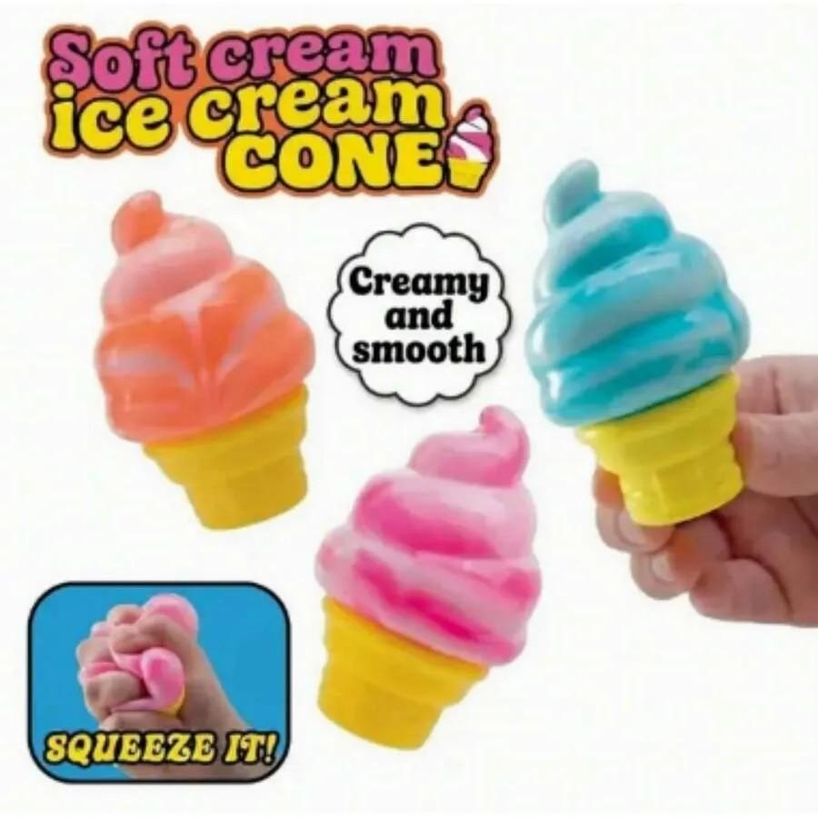 Colorful Ice Cream Gummies, Soft Tpr Squeeze Toy, Perfect for Daily Play and Relaxation, Fun and Engaging Kids' Toy