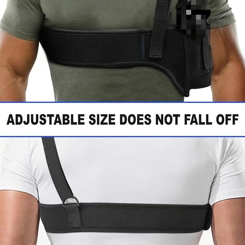 Tactical Shoulder Holster with Quick Release Belt & Underarm Waist Pack 9mm Holster for Concealed Carry Sig P365 LC9 LCP Men Women Universal Safety Buckle