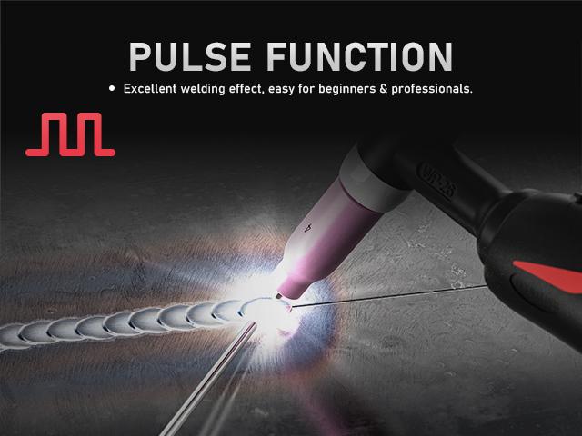 YESWELDER TIG-205P-PRO 205Amp DC TIG Welder with Pulse | 3-in-1 Stick/HF TIG/Pulsed TIG | HF Start 110V/220V Digital IGBT Inverter Welding Machine