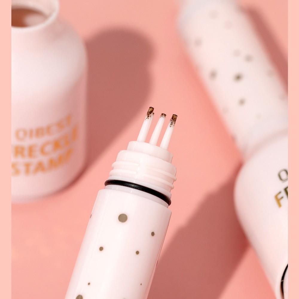 NEW blush+Freckle pen SET，4-In-1 Natural Freckle Stamp Pen - Fast-Dry  Halloween makeup，freckles stamp beauty stamps liquid blush glitter freckles freckle stamp  Temporary Fake Freckles For Makeup,