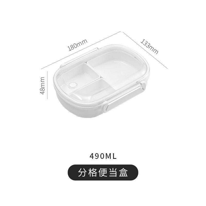 Microwave Safe Lunch Box with Containers for Kids 3 Compartments Portable Bento Box Leakproof Lunch Container for School Office Snack Storage Food Storage Container Storage Lunch Boxes