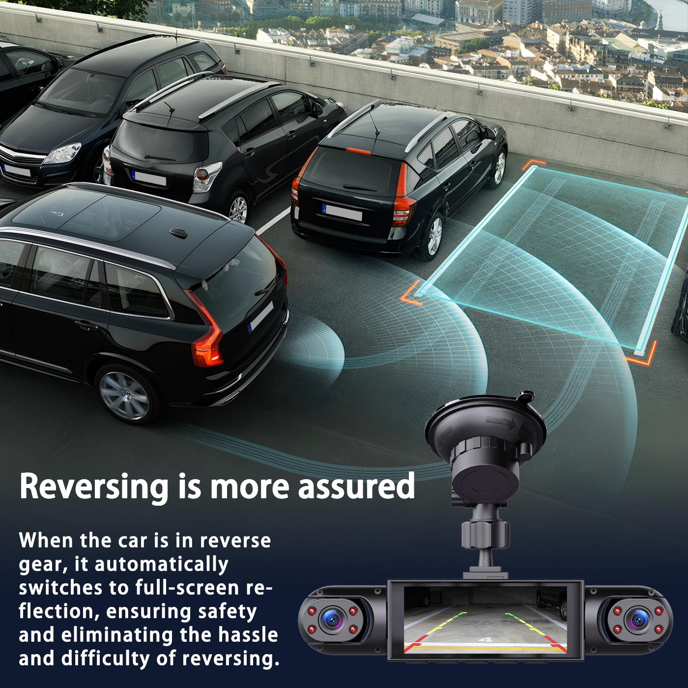 4 Channel Car Dash Cam,1080P Car DVR with 64GB Memory Card,Car Video Surveillance with Night Vision,24/7Parking Mode Car DVR Hd Screen Front Rear Left And Right dashcam 4 Channel Car Dash Cam,1080P Car DVR with 64GB Memory Card,Car Video Surveillance with Night Vision,24/7Parking Mode Car DVR Hd Screen Front Rear Left And Right dashcam