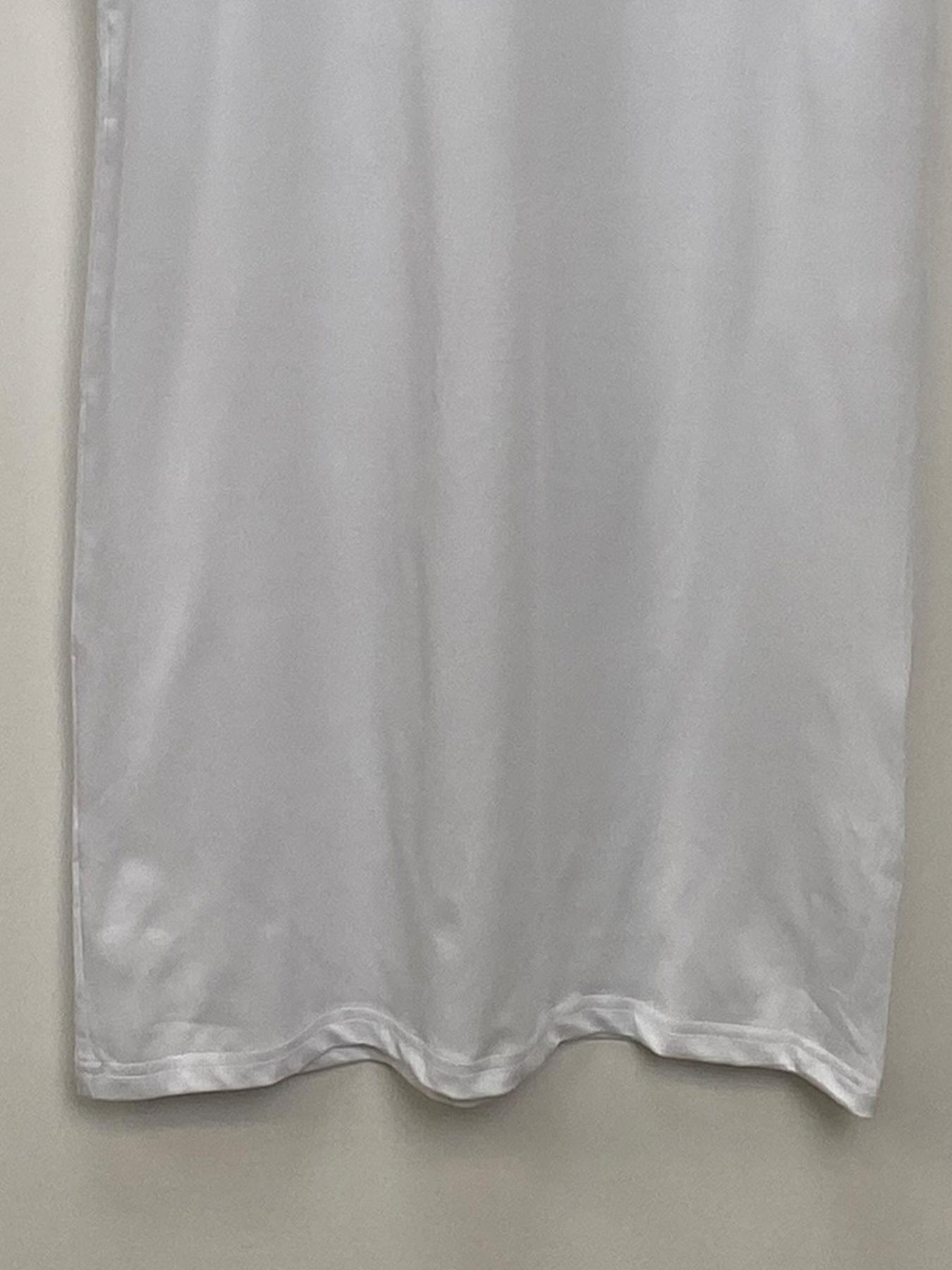 Muslim Sleepwear XS-XL 1pcs inner Women's Long Plain Sleeveless Underdress, Dubai Luxury Islamic Kaftan Pajama, All-Season Sexy Sleepwear