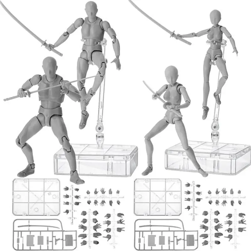 2026 hot item Movable Joints SH Figuarts Mannequin Body Kun Action Figures Model for Drawing Painting Various Gestures Model Stands Popular toys