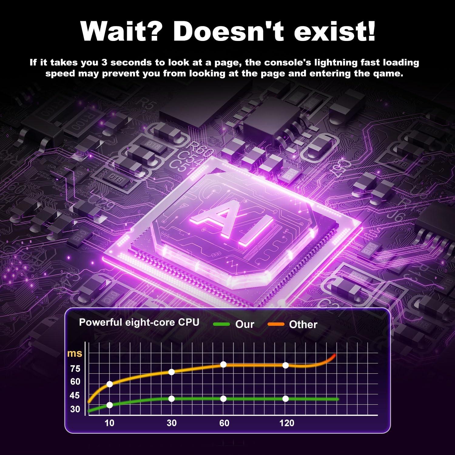 Portable Game Console with Wireless Controller and HDMI Output, Perfect Gift for Friends and Family, Home Gaming Essential, Wireless Game Stick, Video Games Stick