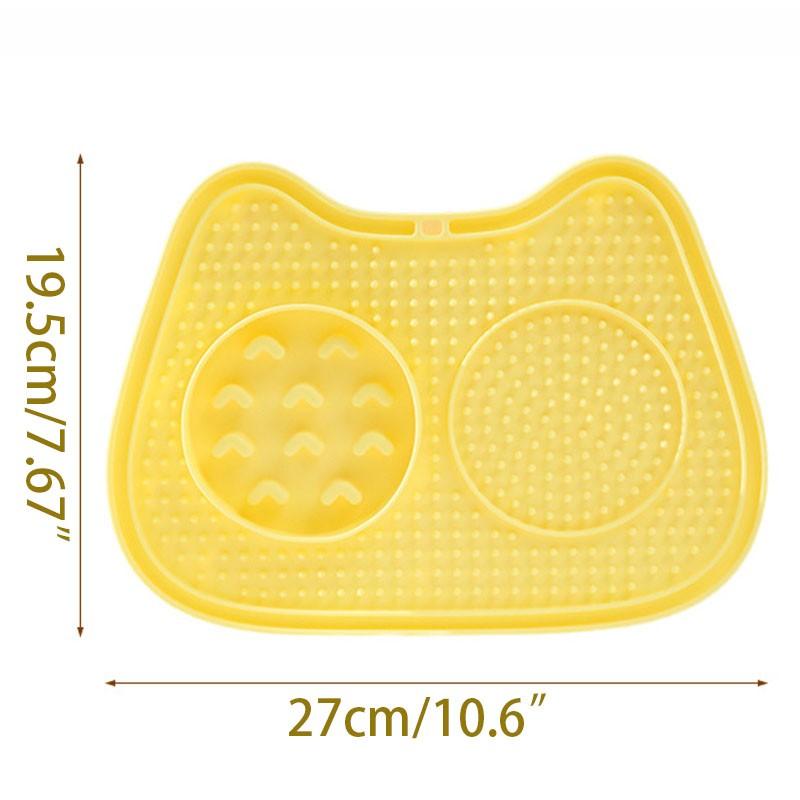 Easy-Clean Dog Licking Pad, Non-Slip Slow Feeder Mat, BPA-Free Silicone Licking Pad, Interactive Dog Toy, Pet Accessories